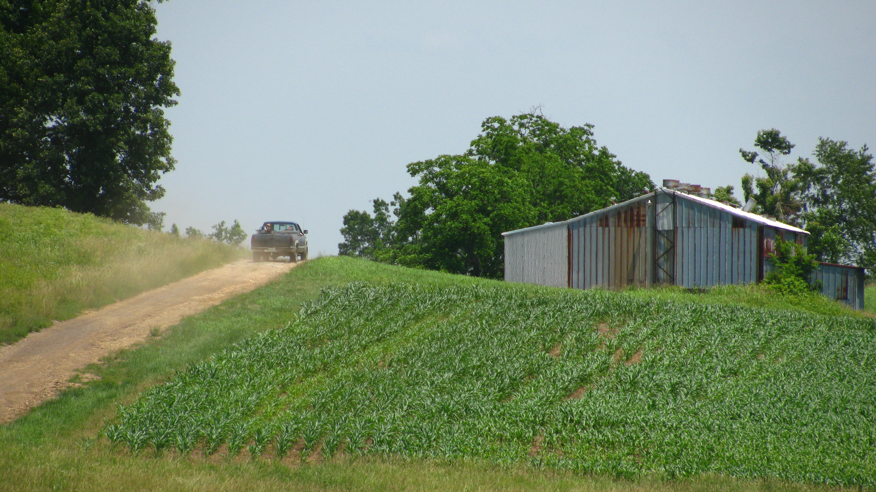 Truck and Barn Truck and Barn